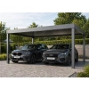 Carport dwustanowiskowy – wiata na dwa auta aluminiowa na wymiar